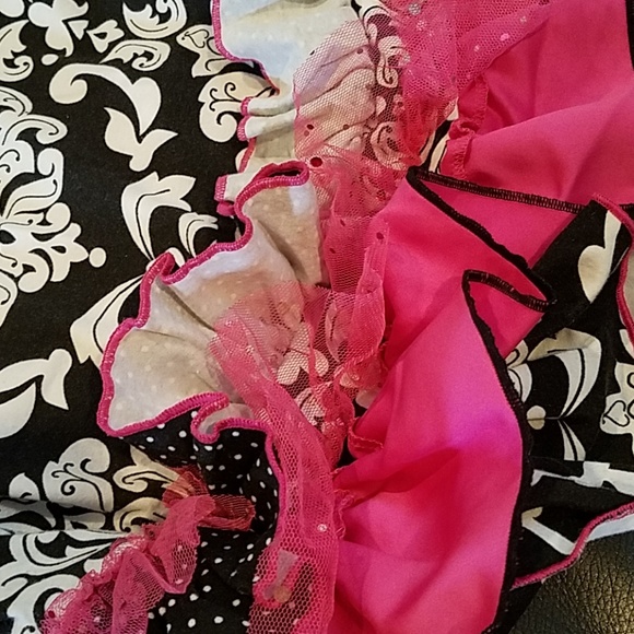 ❤SALE! Girl's black and white dress, M - Picture 5 of 5